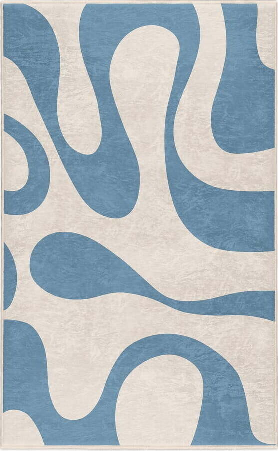 Modrý pratelný koberec 160x230 cm Blue Latte – Mila Home