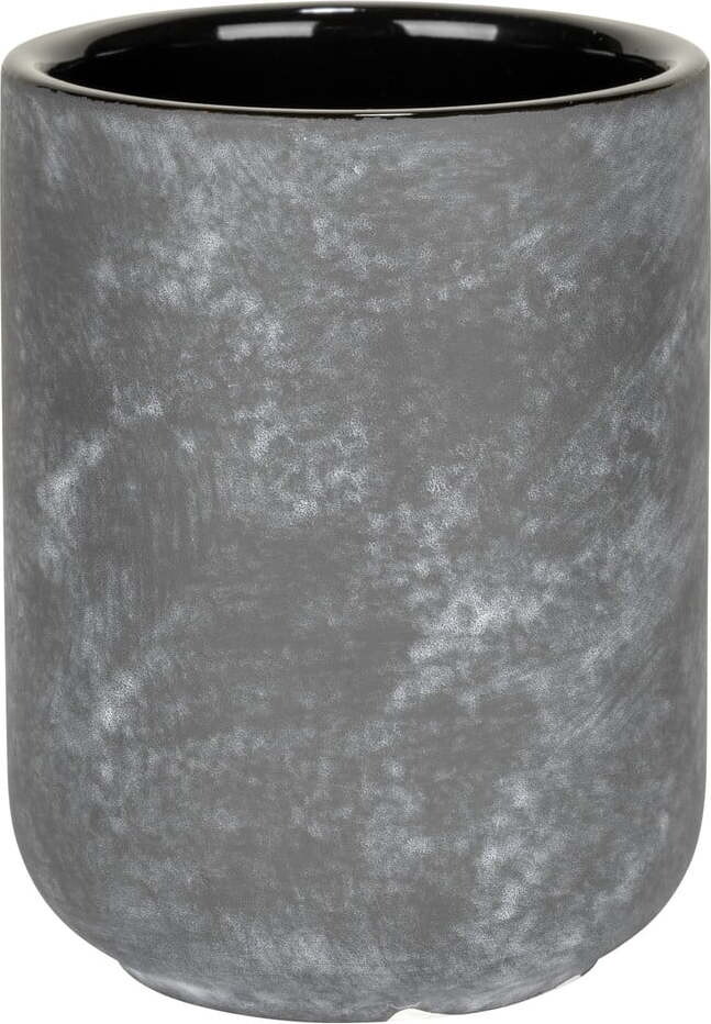 Šedý keramický kelímek na zubní kartáčky Sacile – Wenko