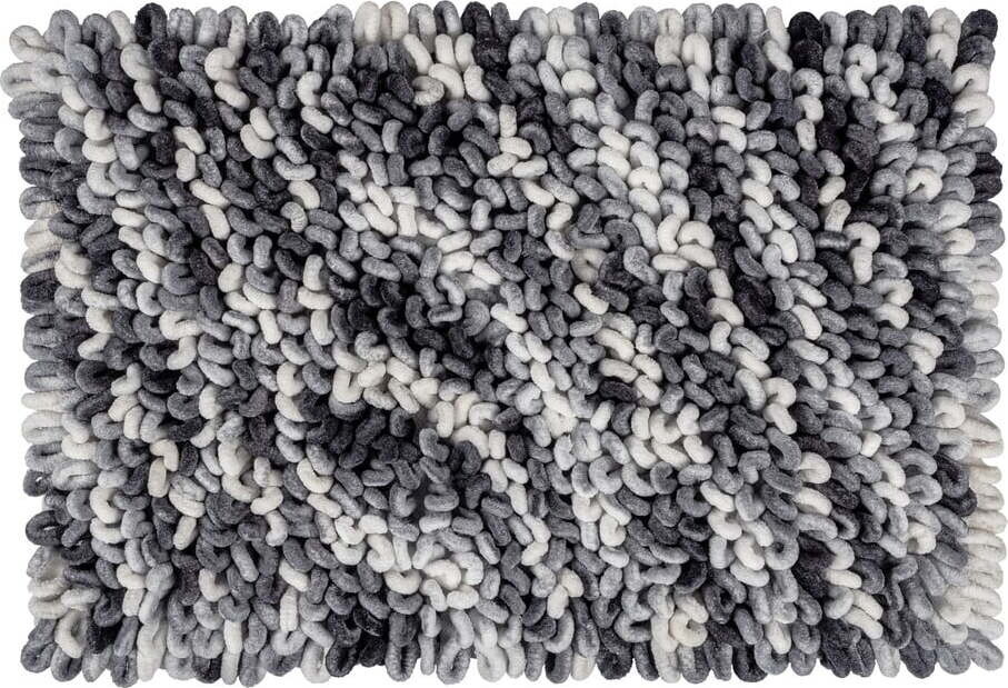 Šedomodrá textilní koupelnová předložka 60x90 cm Lerici – Wenko