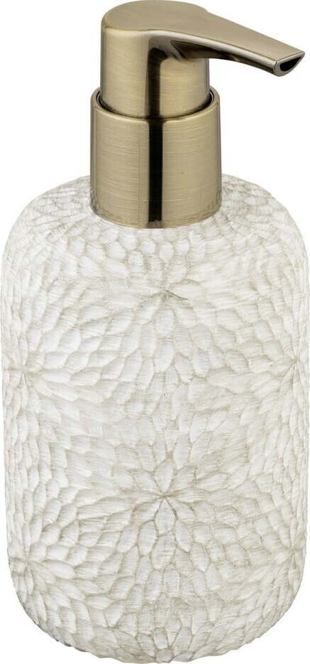 Bílý dávkovač mýdla z polyresinu 300 ml Montalfano – Wenko