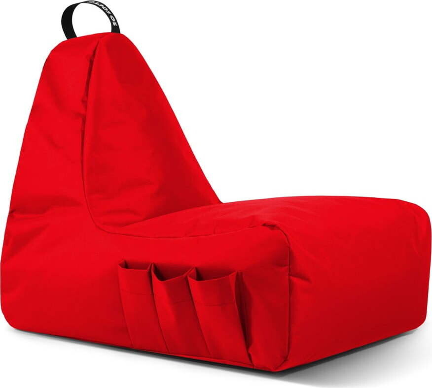 Červený sedací vak Chill Gamer L – So Soft?