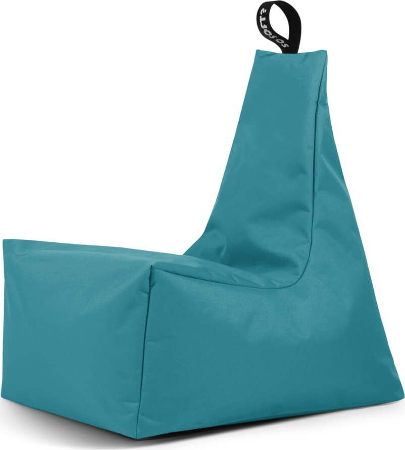 Tyrkysový sedací vak Icy L – So Soft?