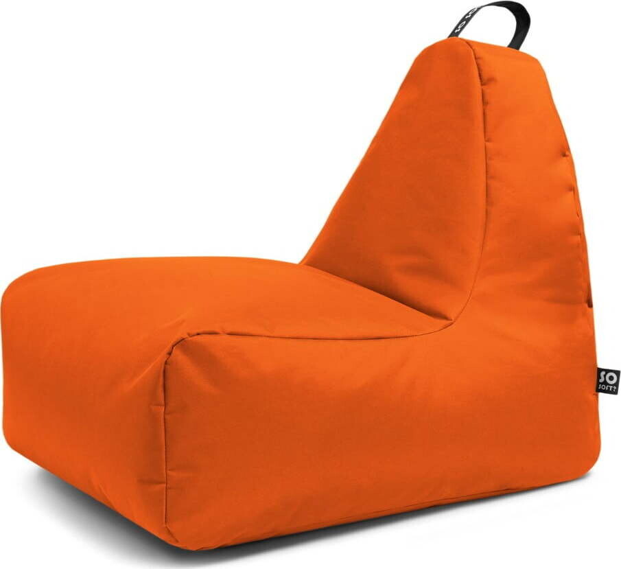 Oranžový dětský sedací vak Chill M – So Soft?