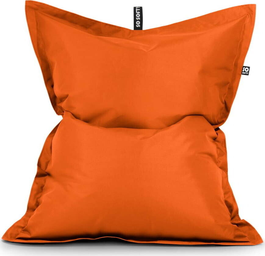 Oranžový sedací vak Pad XXL – So Soft?
