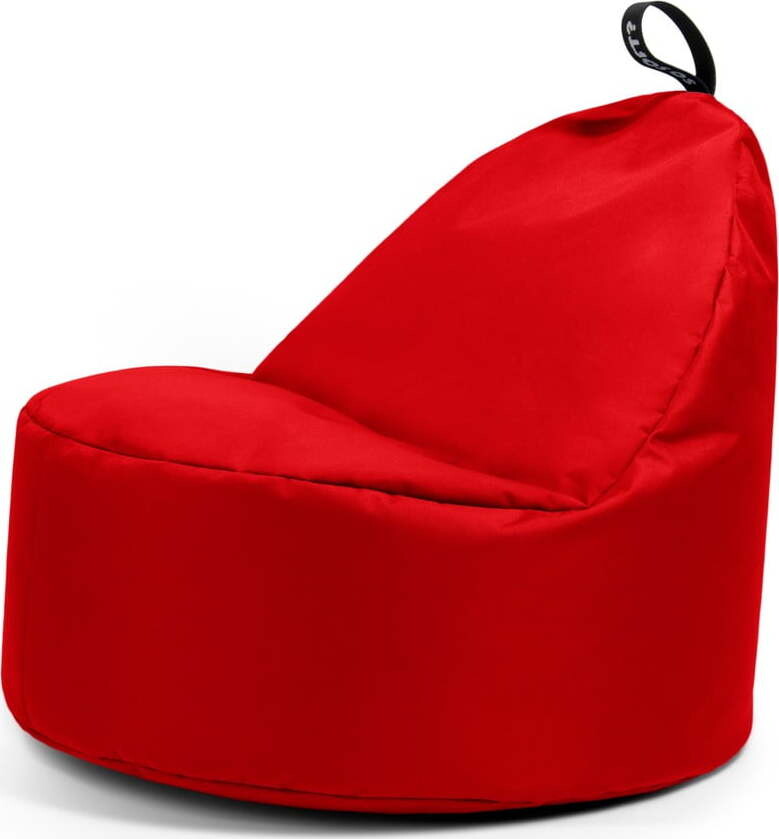 Červený sedací vak Round L – So Soft?