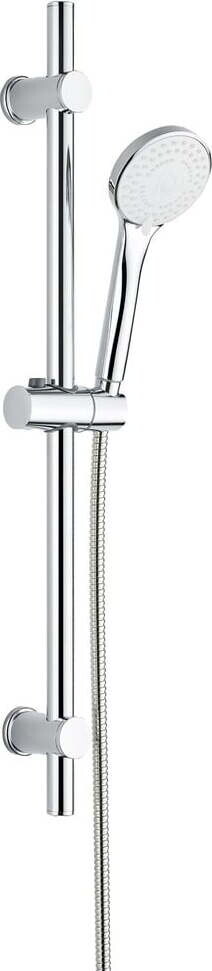 Sprchový set z nerezové oceli ve stříbrné barvě s ruční sprchou/s posuvným držákem 70 cm Uno – Allstar