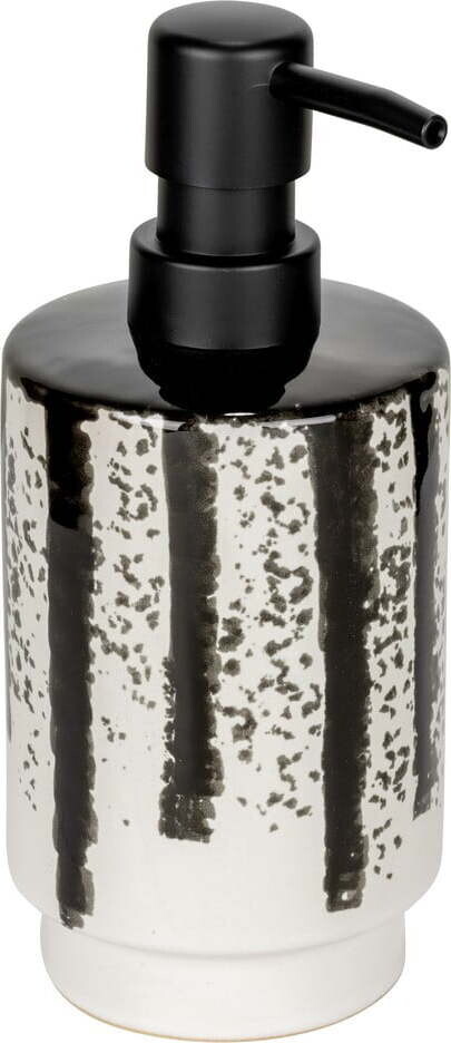 Černobílý keramický dávkovač mýdla 340 ml Subiza – Wenko