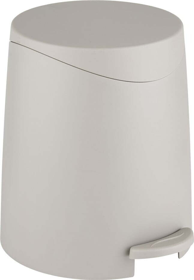 Taupe nášlapný plastový odpadkový koš 3 l Portes – Allstar