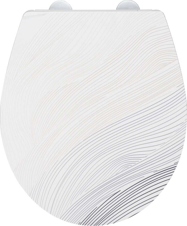 Záchodové prkénko s automatickým zavíráním 38 x 44,5 cm Menin – Wenko