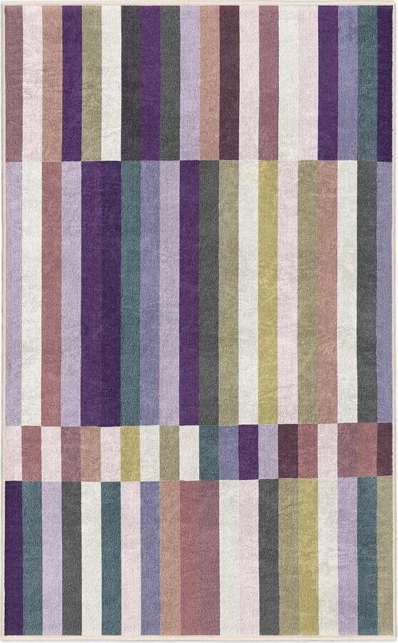 Fialový pratelný koberec 60x100 cm Purple Rain – Mila Home