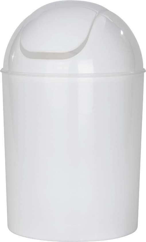Bílý odpadkový koš z nerezové oceli 6 l Economic – Wenko