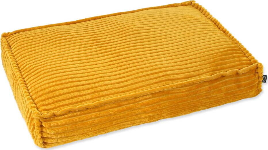 Matrace pro psa v hořčicové barvě 100x70 cm Dog Fantasy Stripe – Plaček Pet Products