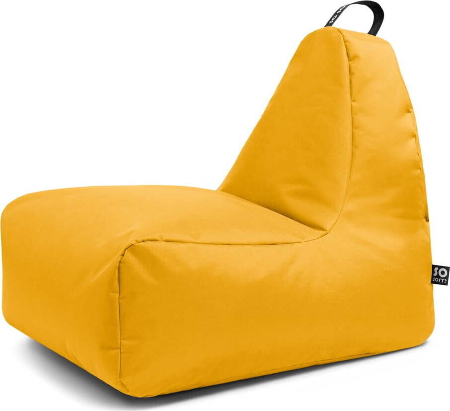 Žlutý dětský sedací vak Chill M – So Soft?