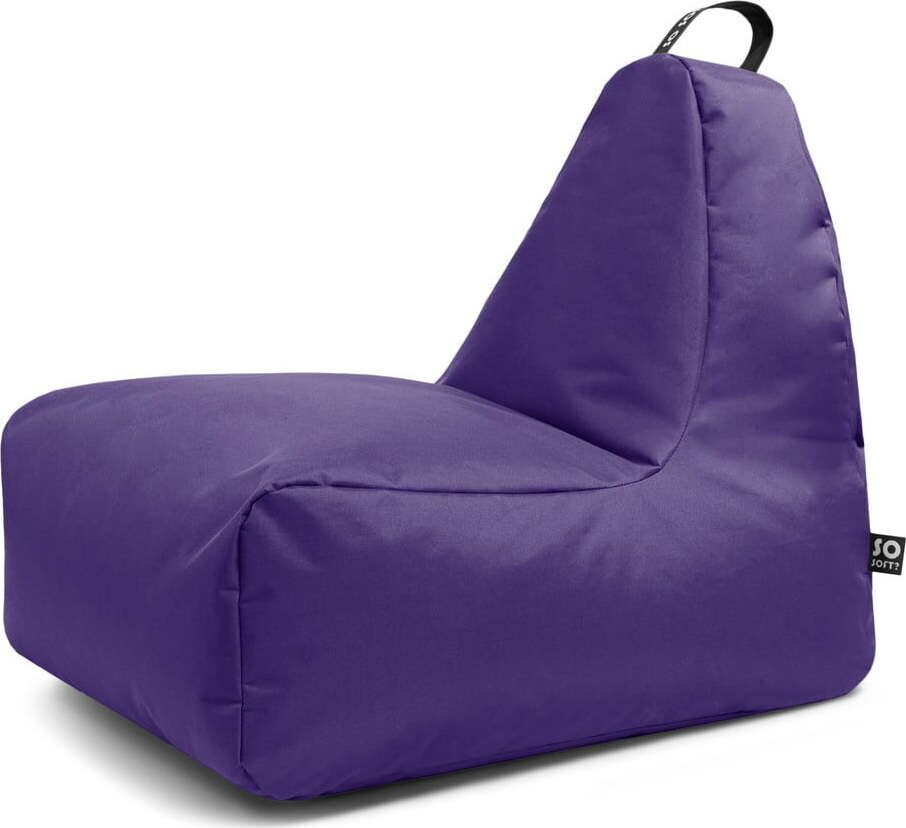 Fialový sedací vak Chill XL – So Soft?