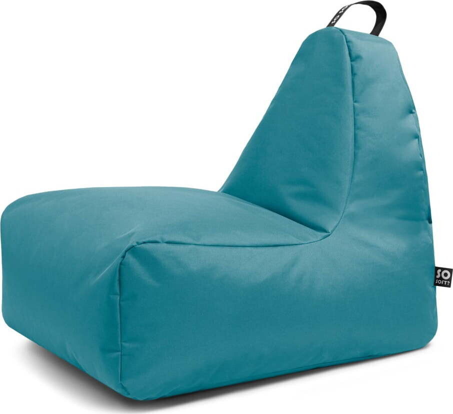 Tyrkysový dětský sedací vak Chill M – So Soft?