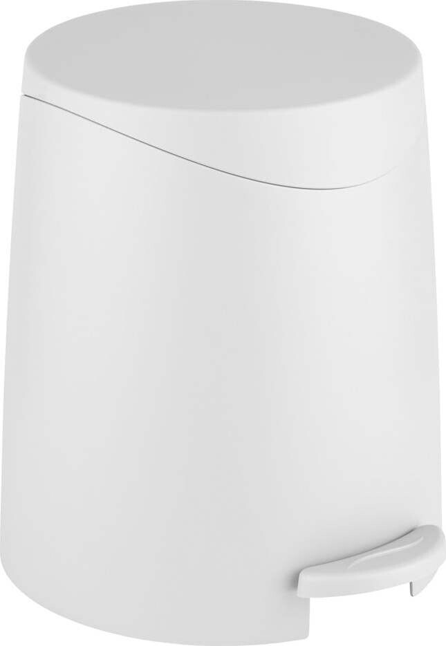 Bílý nášlapný plastový odpadkový koš 3 l Portes – Allstar