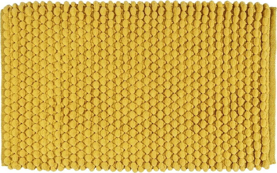 Žlutá textilní koupelnová předložka 50x80 cm Solivo – Wenko