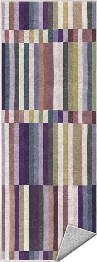 Fialový pratelný běhoun 60x230 cm Purple Rain – Mila Home