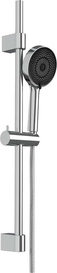 Sprchový set z nerezové oceli ve stříbrné barvě s ruční sprchou/s posuvným držákem 70 cm Softwater – Wenko