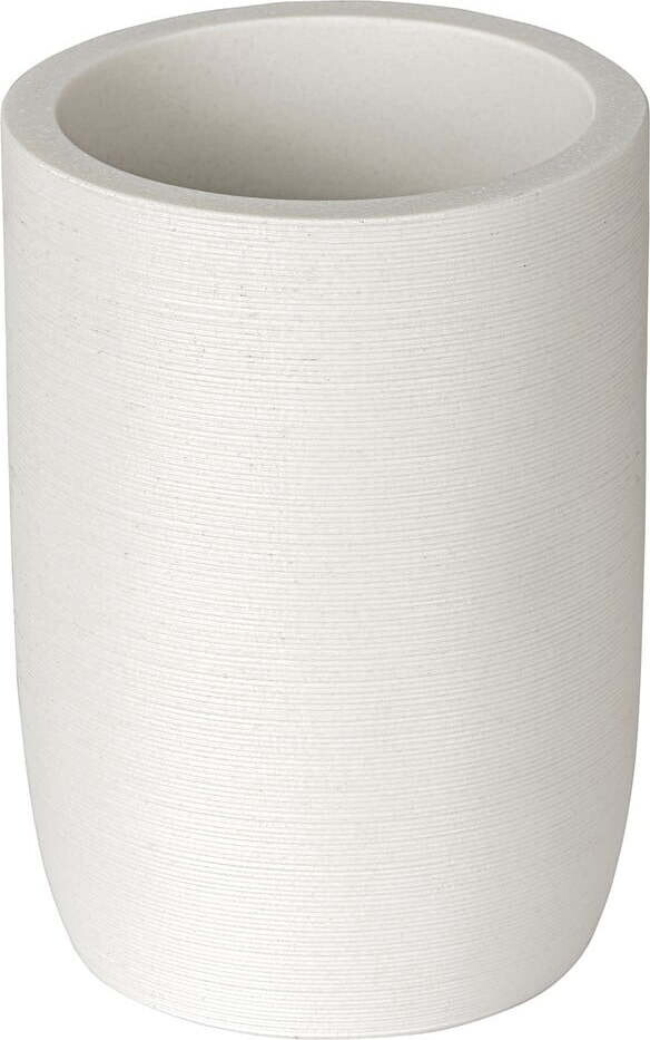 Bílý kelímek na zubní kartáčky z polyresinu Altavalle – Wenko