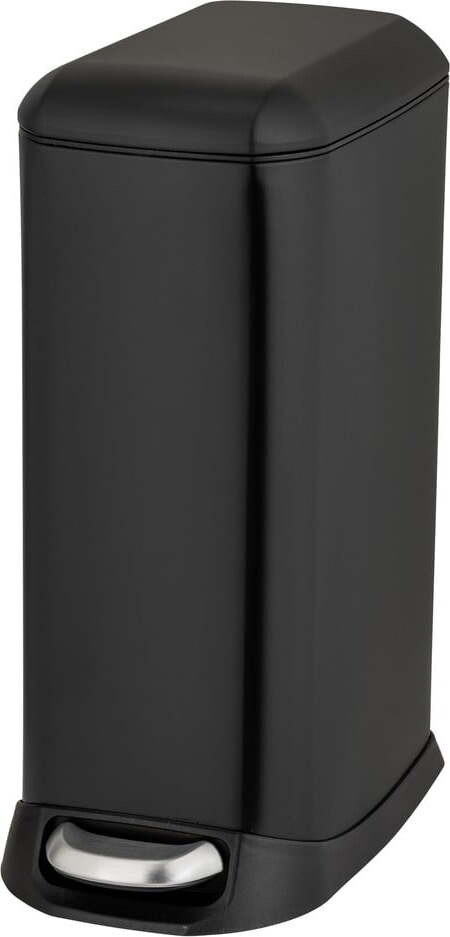 Matně černý nášlapný ocelový odpadkový koš 20 l Design – Wenko