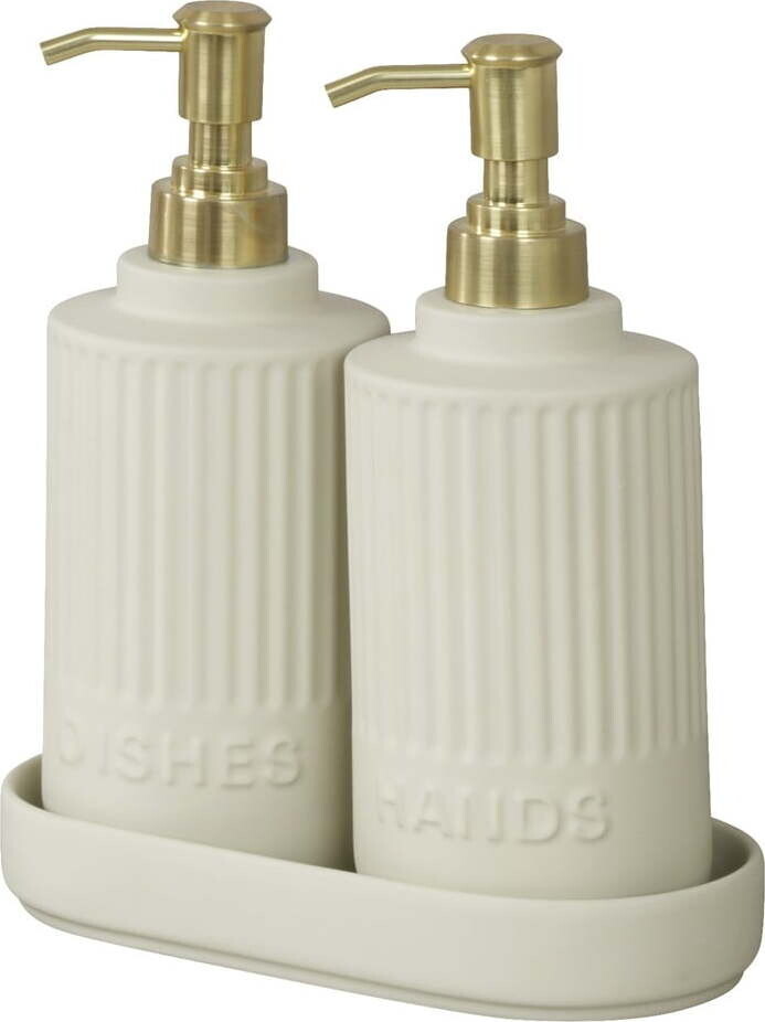 Krémový keramický stojan na mycí prostředky Heidi – Wenko