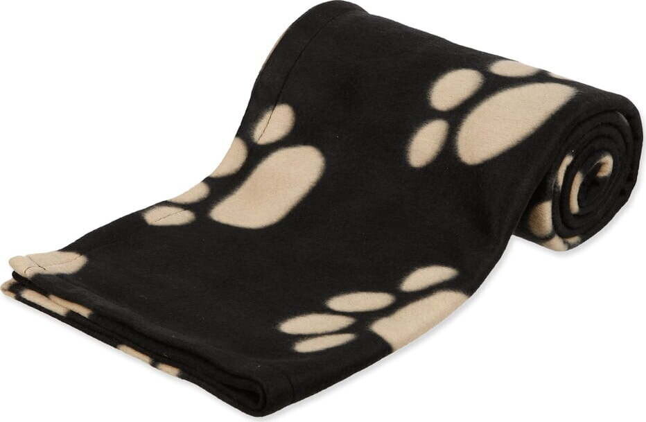 Černá fleecová deka pro psa 150x100 cm Trixie Barney – Plaček Pet Products