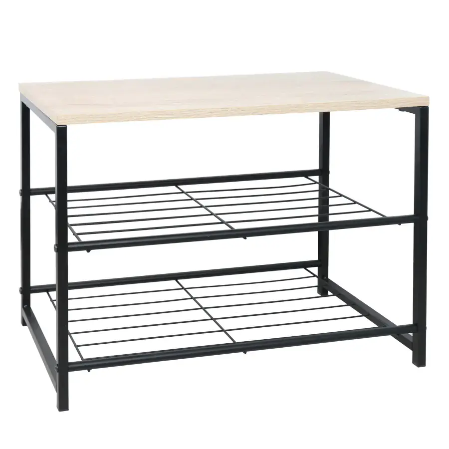 Tempo Kondela Botník TADEO - černá/přírodní