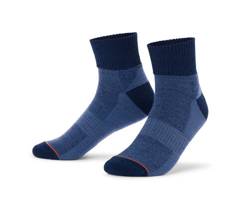 Tchibo - Krátké trekingové ponožky s vlnou merino - pro ženy - vel. 35-38 - barva: fialová