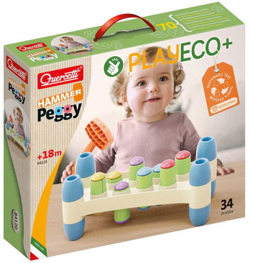 Quercetti PlayEco+ Hammer Peggy zatloukačka