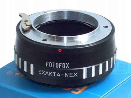 Adaptér Exakta E-mount Sony Nex adaptér redukce s Exa Fotofox Zebra