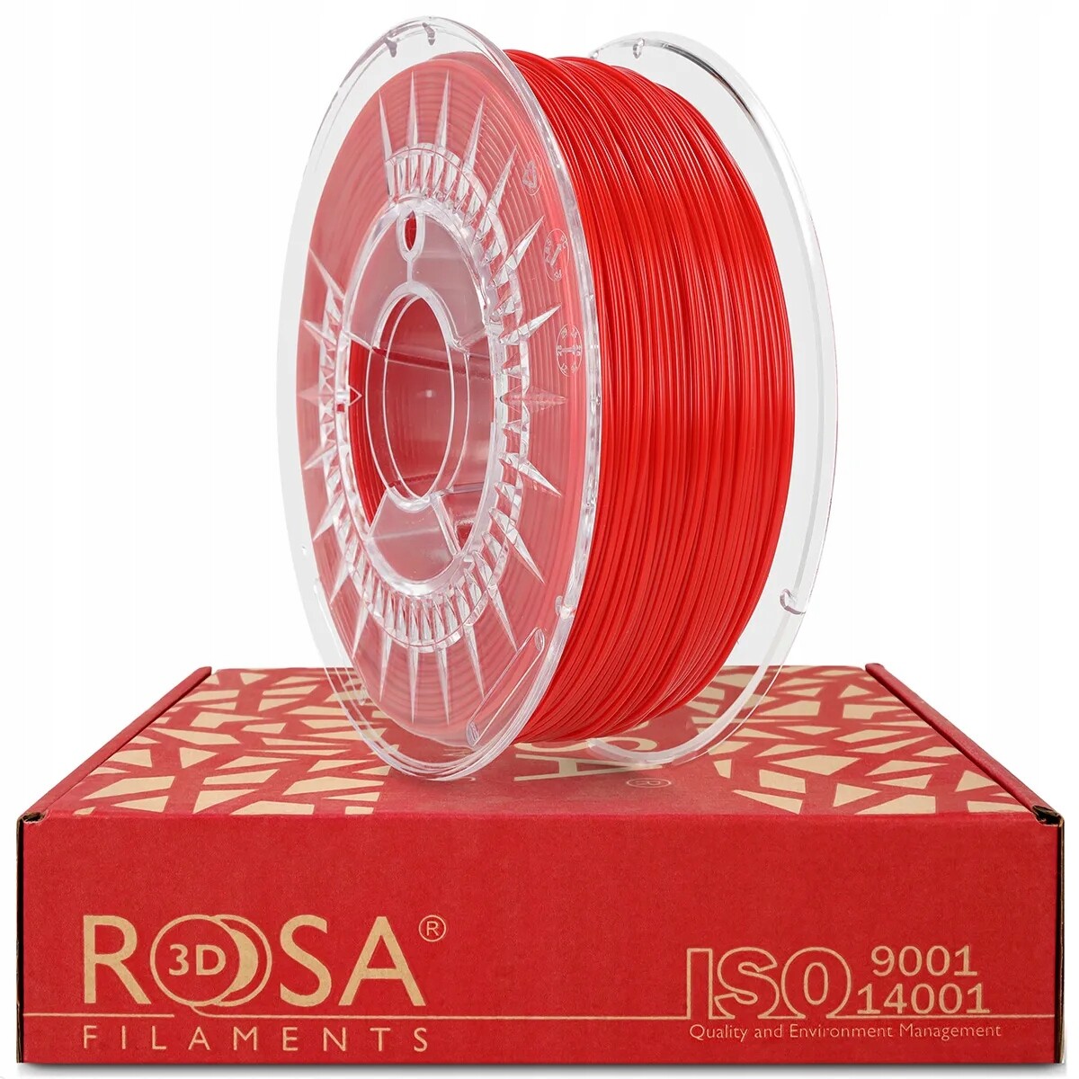 Filament Tpu HardTech+ 83D Rosa3D 1,75 mm červený Červený 1 kg