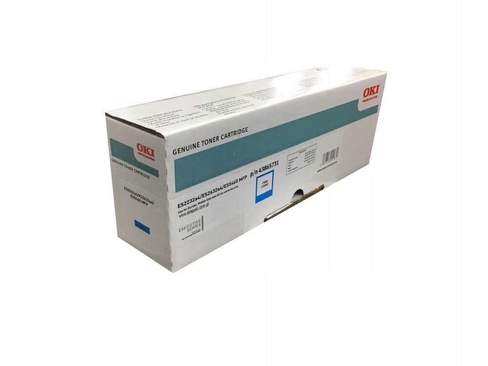 Toner Oki ES5460 43865731 C Originál ES2232 2632a4 Cyan