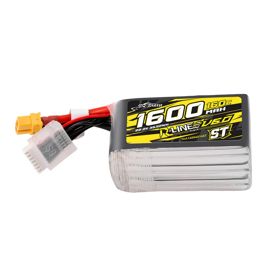 Akumulátor LiPo Tattu R-Line V6 1600mAh 6S 160C s XT60 [st]