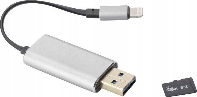 ednet Čtečka karet pro smartphony a tablety s konektorem Apple Lightning pr