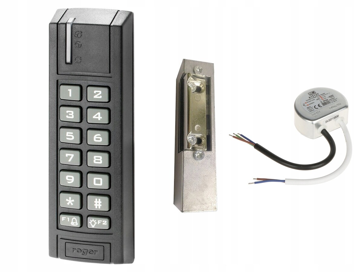 Sada kontroly přístupu Roger SL2000E Elektrozávěs Napájecí zdroj