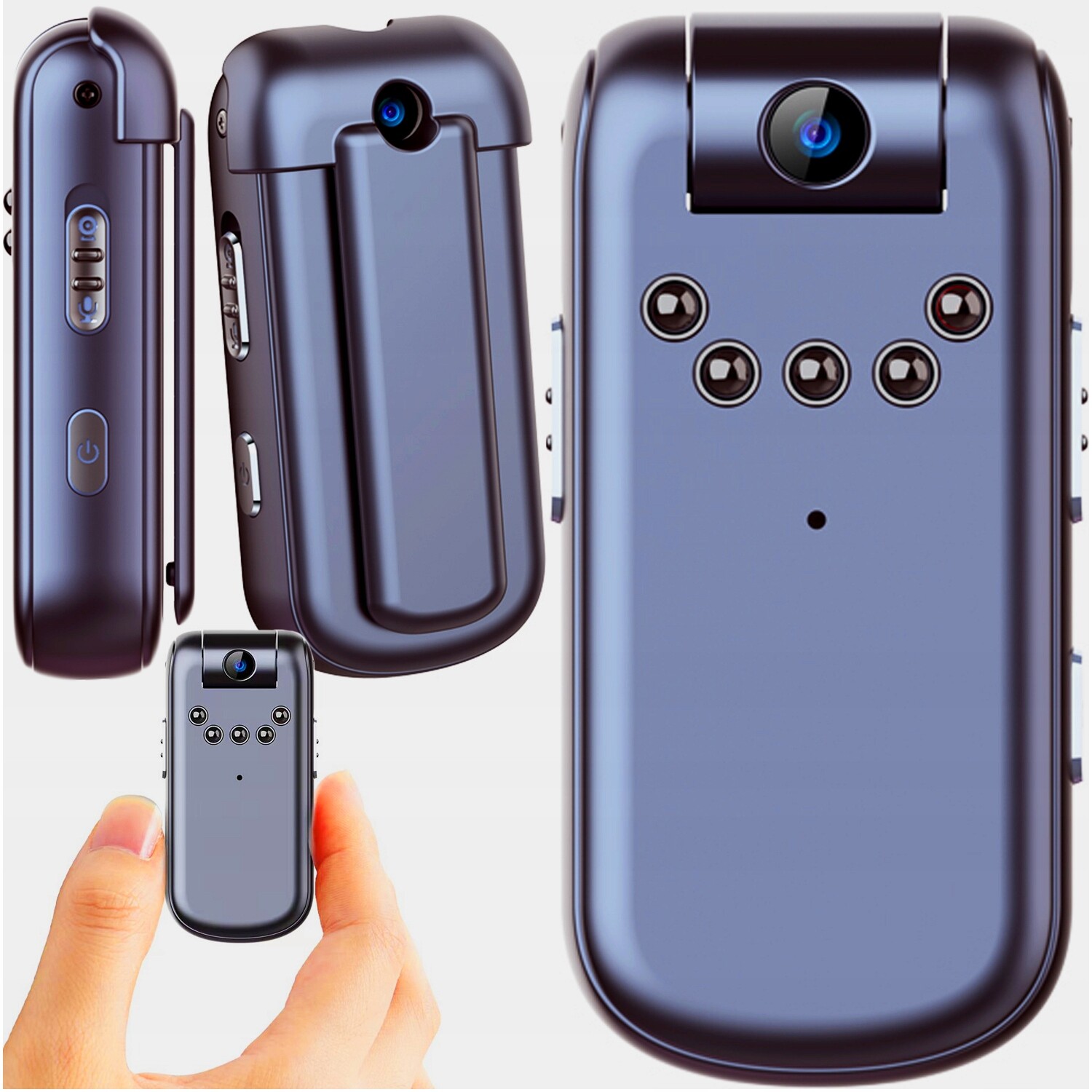 Mini špionážní kamera V13 1080p Detekce pohybu, mikrofon, skrytý diktafon