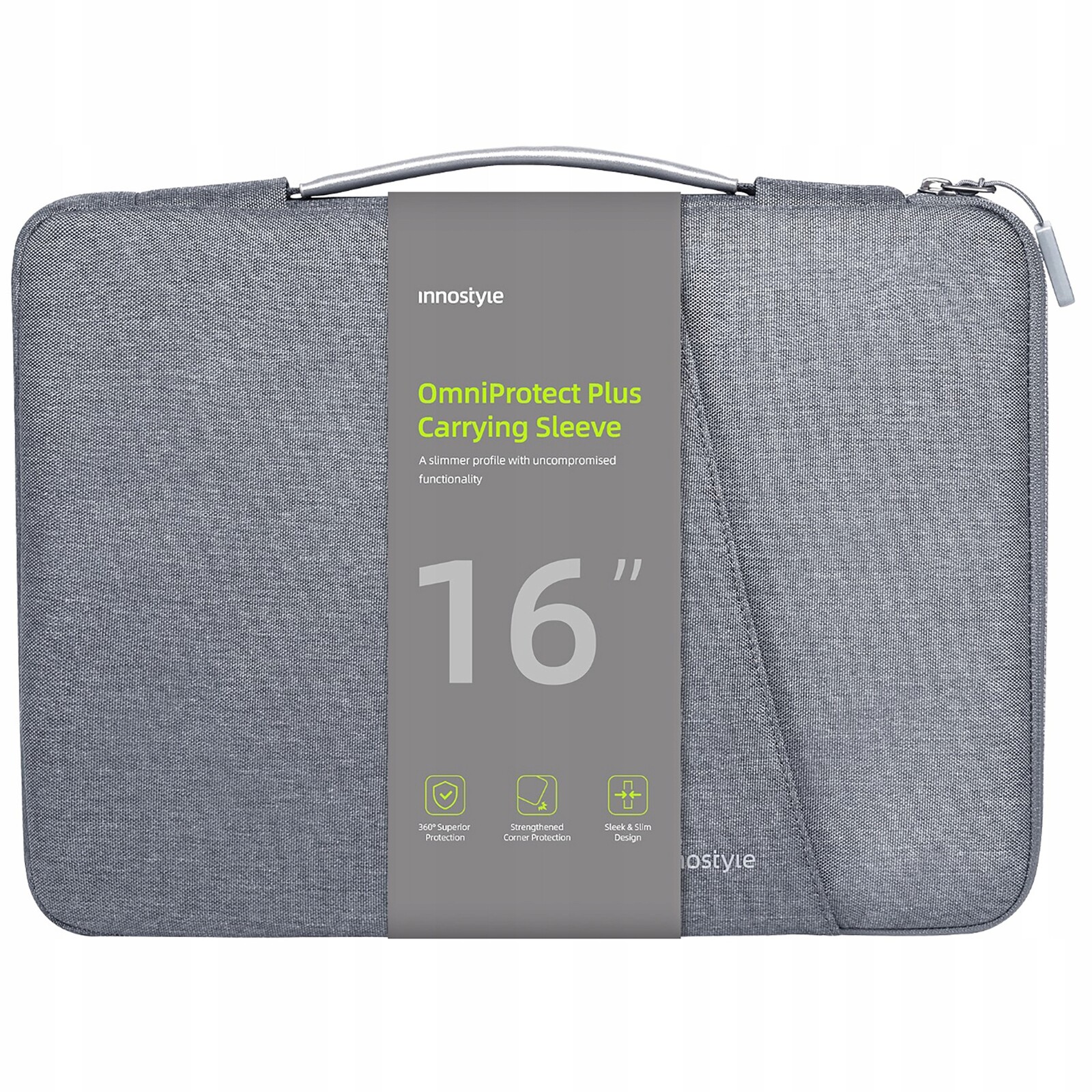 Innostyle Taška Na Notebook 15 6 16 Voděodolná Pouzdro Omniprotect Plus Šedá