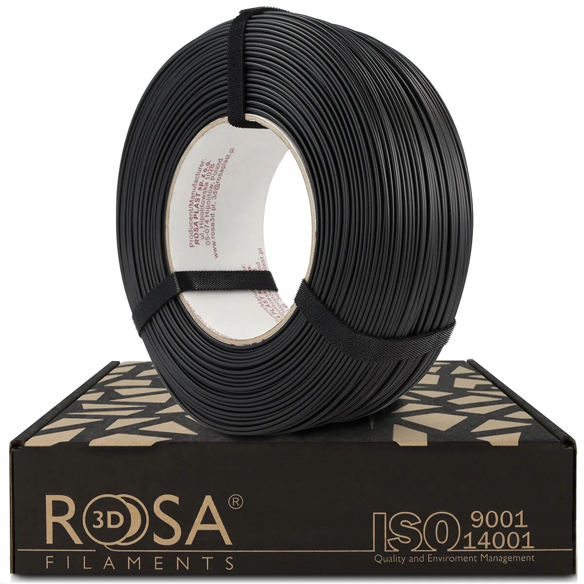 Filament Refill BioCREATE Ht Rosa3D 1,75 mm Black Černý 1 kg