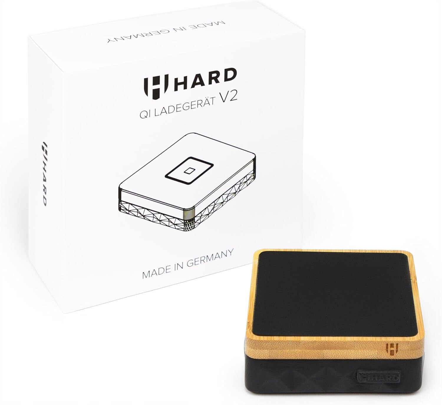 Indukční nabíječka rychlá bezdrátová stanice 15 W, čtvercová