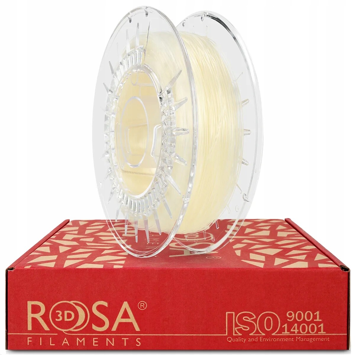 Filament Tpu HardTech+ 83D Rosa3D 1,75 mm transparentní 1 kg