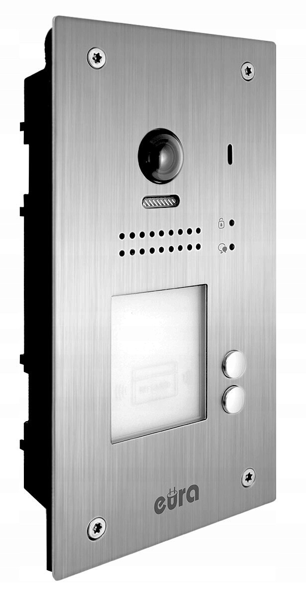Venkovní modulární kazeta Videodomofonu Eura VDA-89A5 2EASY dvourodinná