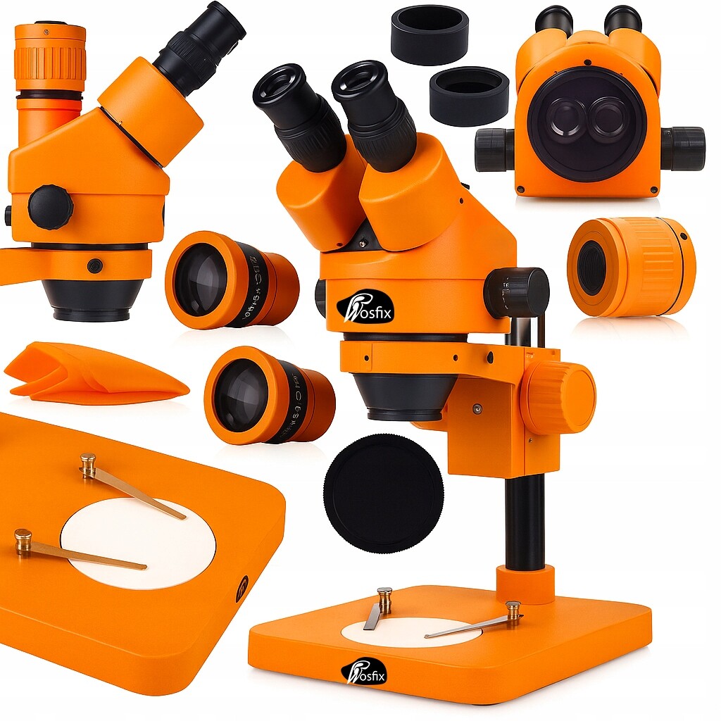 Trinokulární Stereoskopický Mikroskop 7-45 Zoom Pro Pájení A Kontrolu Hq