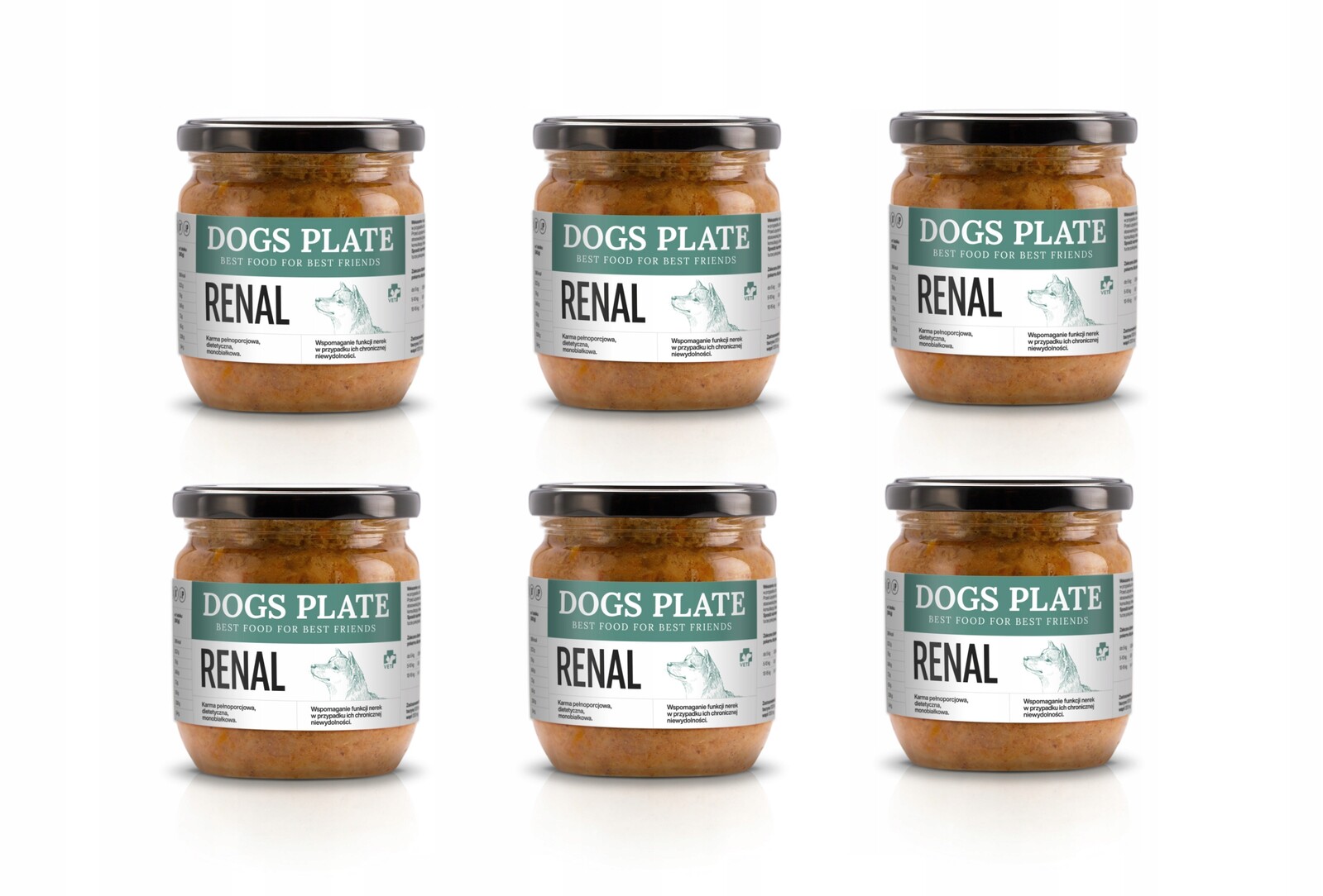 Dogs Plate Vet Renal Lamb jehněčí maso 6x360 g