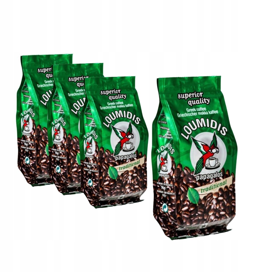 Nejlepší řecká mletá káva Loumidis 4x96 g