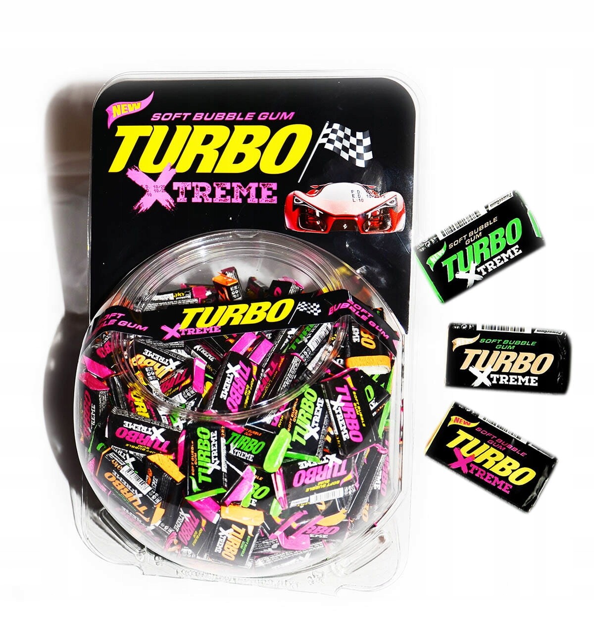 Xtreme Žvýkačka Turbo Bubble Gum 300X4,5G Sklenice 300ks
