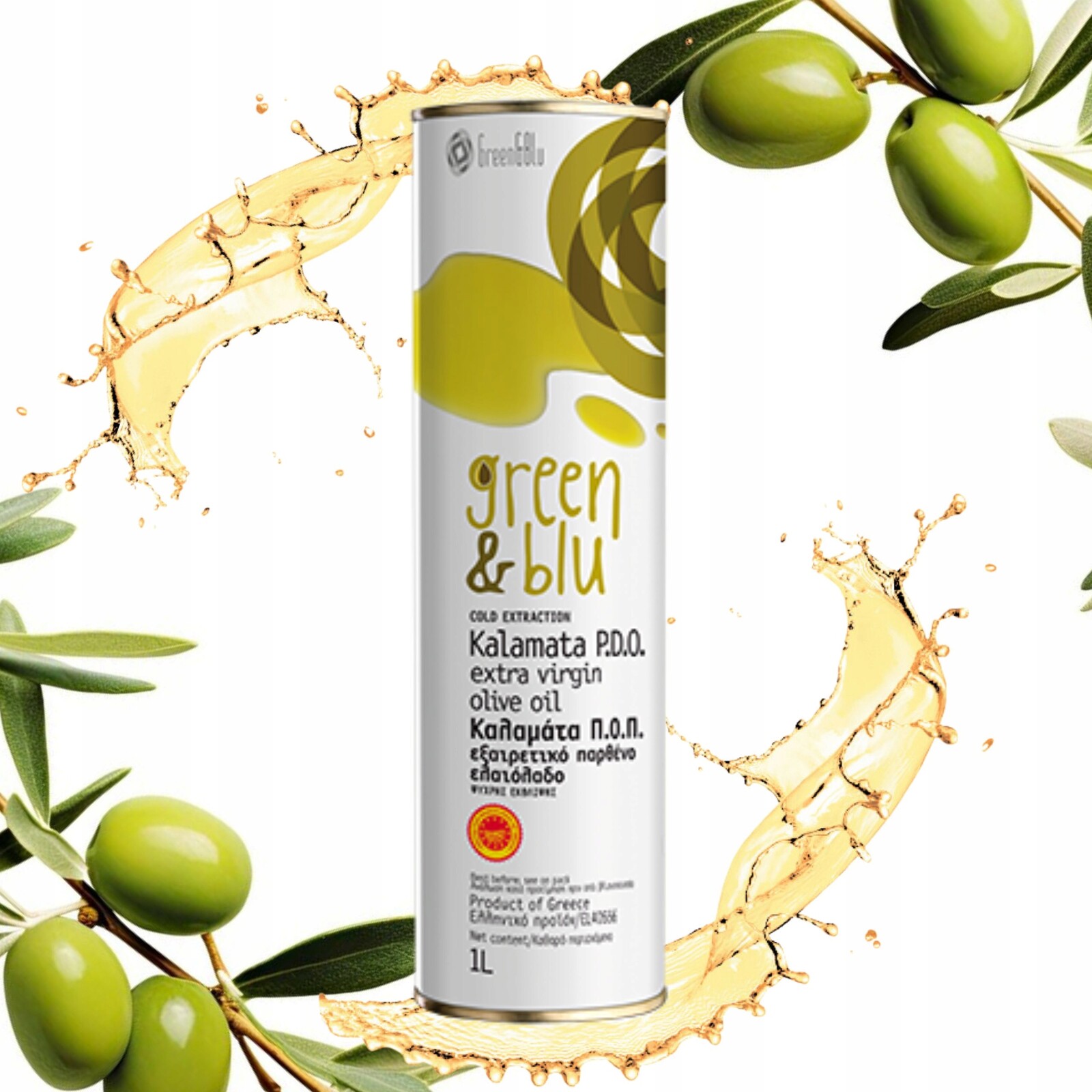 Extra panenský olivový olej Kalamata P.d.o z prvního lisování Outlet