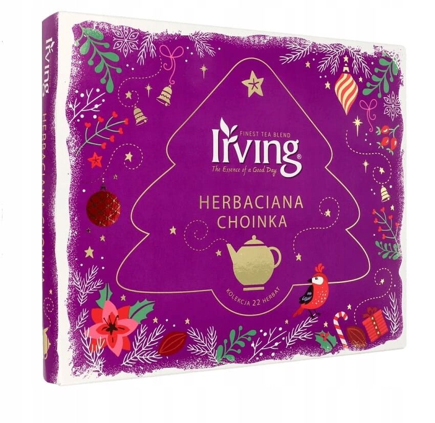 Irving Adventní Kalendář 24 Dní S Čajem Vánoční Stromek Dárek Čaj