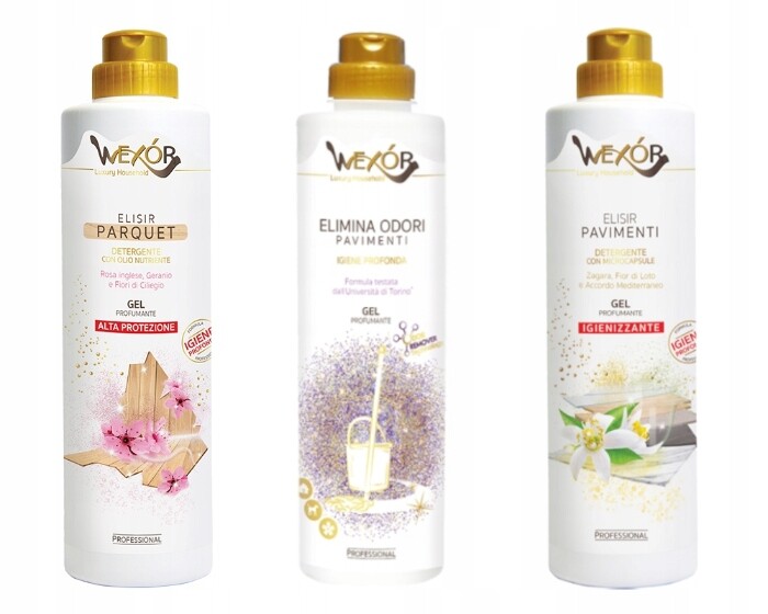 Sada Wexor 3x Tekutý čistič podlah 750 ml