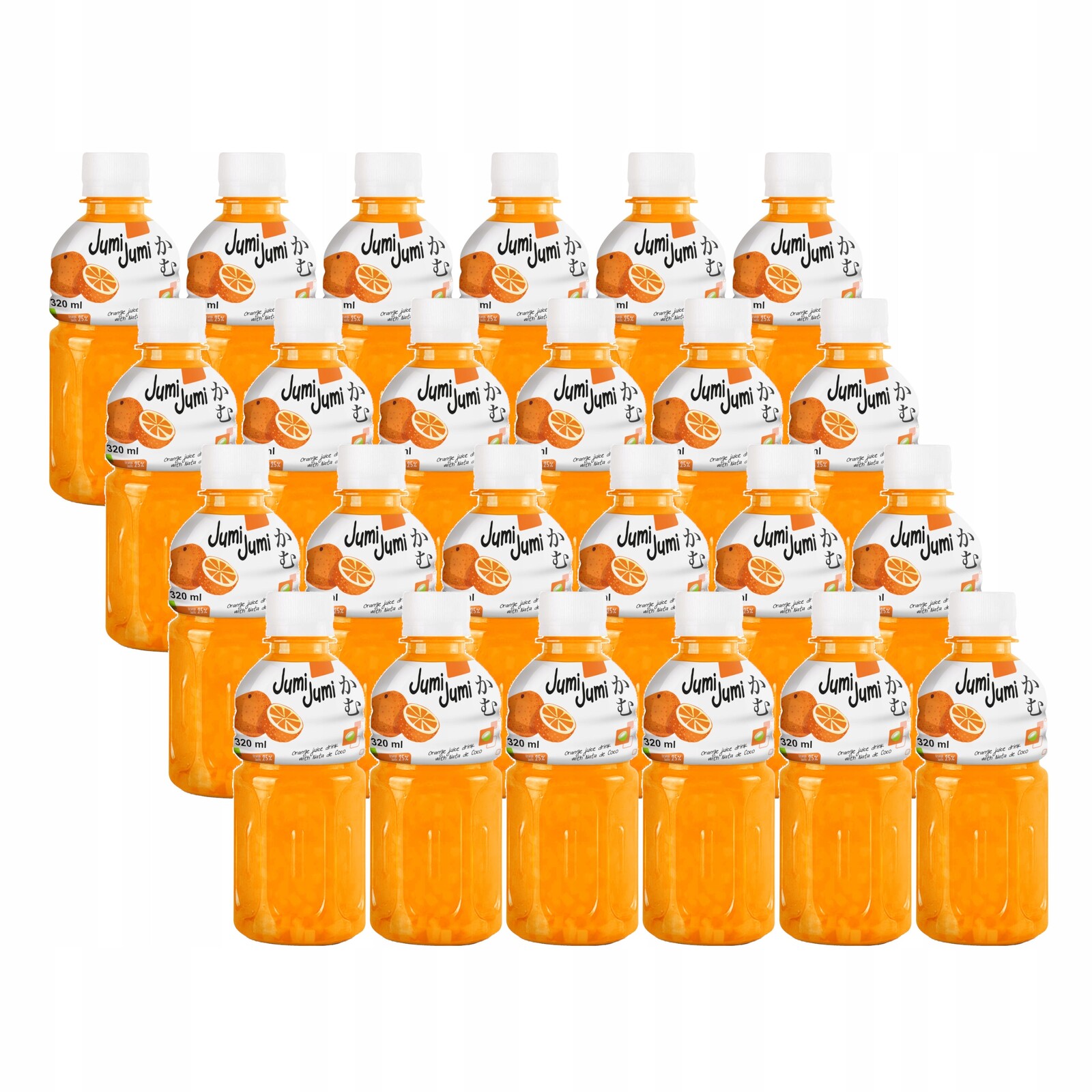 24 x Neperlivý nápoj Jumi Jumi nata de coco Pomeranč 320 ml